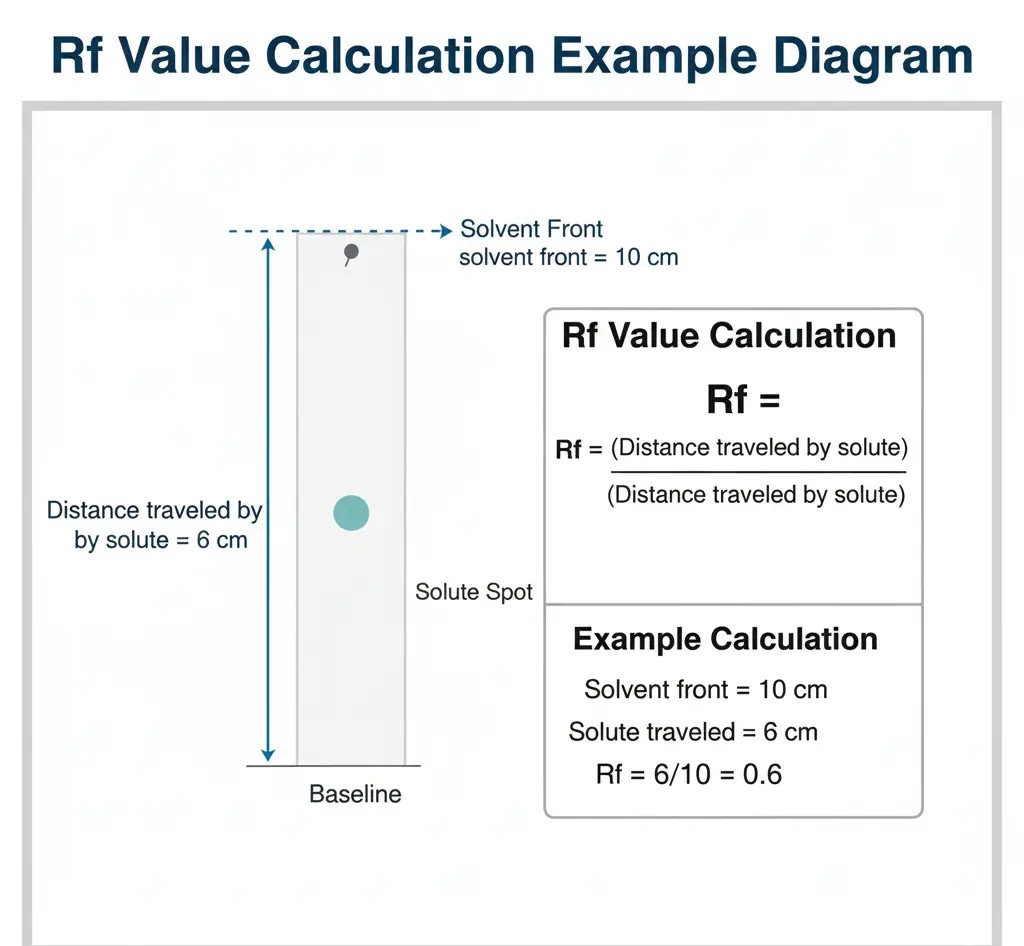 rf value calculation example - biology handbook